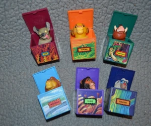 Complete set of 6 1994 Disney Lion King Finger Puppet toys from Burger King - Picture 1 of 5