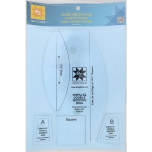 Simpli-EZ Double Wedding Ring Quilt Ruler Set, by EZ Quilting (8829419A) - Imagen 1 de 2