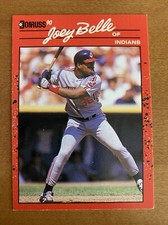 1990 Donruss #390 Albert Joey Belle Rookie Card Cleveland Indians RC