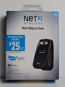 NEW NET10 Wireless LG 441G No Contract Plan Flip Phone - Picture 1 of 2