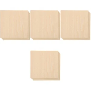 4 PCS Veneer Pieces Wood Planks for Crafting Woodcraft Unfinished - Picture 1 of 12