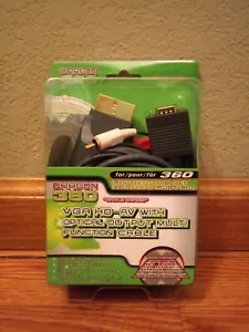 High Definition AV VGA Audio Video Cables For The Xbox 360 - Picture 1 of 8