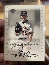 1996 Leaf Signature Series Extended Autograph Rafael Palmeiro-Baltimore Orioles