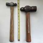 2 older Ball Peen Hammers wood handles - Blue Point (8 oz) & True Temper (32 oz)