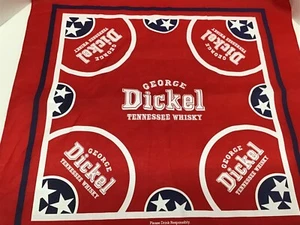 George Dickel Tennessee Whiskey Promotional Bandana - Picture 1 of 7