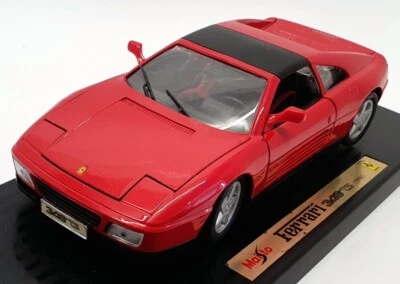 Maisto 1/18 Scale 804B - 1990 Ferrari 348 TS - Red - Image 1 of 4