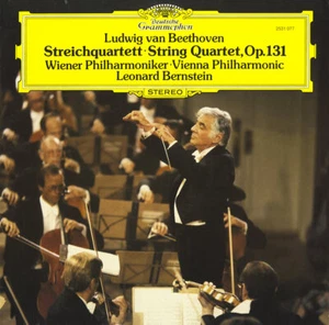 BEETHOVEN SQ 14 Op.131 Orchestral Version BERNSTEIN 1977 Live DGG 2531077 LP NM- - Imagen 1 de 3