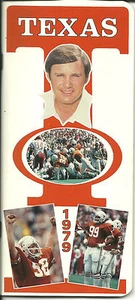 Programma calcio Texas Longhorns 1979 guida media brochure libro stampa Austin - Foto 1 di 1