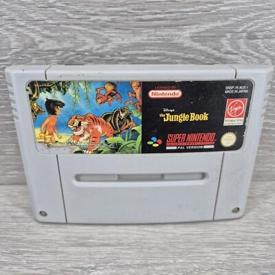 Disney's The Jungle Book Super Nintendo (SNES) [PAL] Tested & Working - Image 1 of 2