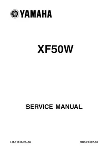 Yamaha C3 XF50W Scooter 2007 2008 2009 2010 2011 Service Repair Workshop Manual - Picture 1 of 4