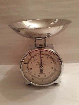 Весы Salter из нержавеющей стали, фермерский дом/винтажный вид - Изображение 1 из 4