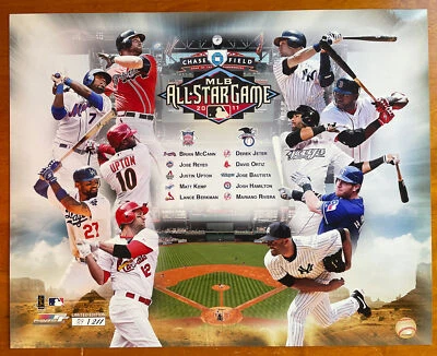 2011 MLB All Star Game Limited Edition Photo (89/211) - 16x20 Jeter Baseball - Image 1 of 4