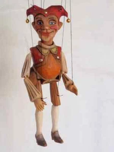Bufón marioneta - marioneta original hecha a mano - Imagen 1 de 1