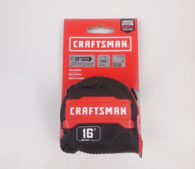 NEW Craftsman Auto Lock Tape Measure NEW 16 Foot MADE IN THE USA - Image 1 of 3