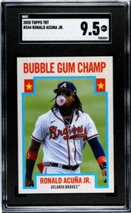 2020 Topps Throwback Thursday 264 Ronald Acuna Jr.	SGC 9.5 Braves TBT Bubble Gum - Picture 1 of 1