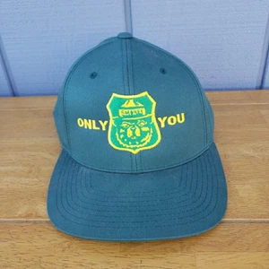 Smokey The Bear "Only You" Adjustable Hat Green Embroidered ADULT Small - Picture 1 of 10