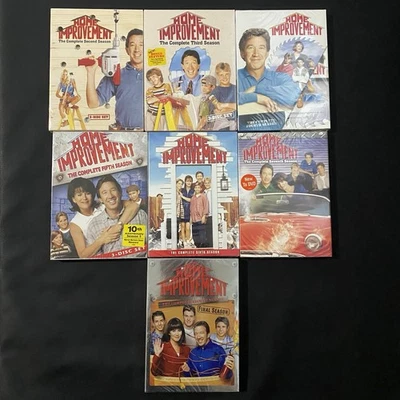 HOME IMPROVEMENT TV Series Season 2-8 2 3 4 5 6 7 8 DVD Lot Tim Allen Sealed - Imagem 1 de 3