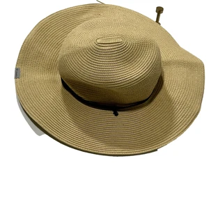Columbia Global Adventure Toyo Packable Straw Sun Hat Size Large XL Wide Brim - Picture 1 of 7