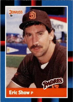 1988 Donruss #387b Eric Show - San Diego Padres - Image 1 of 2