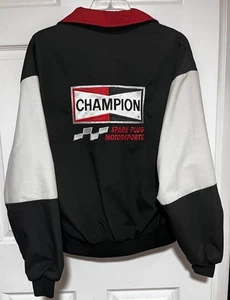 Chaqueta de Colección Champion Spark Plug MotorSports Para Hombre Grande Carreras Dunbrooke EE. UU. - Imagen 1 de 14