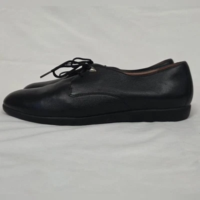 Vintage Rockport Black Leather Lace Up Oxfords 8.5N - Image 1 of 4