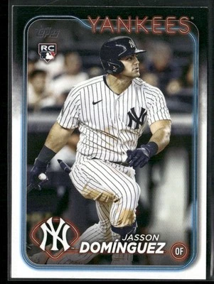 2024 TOPPS JASSON DOMINGUEZ RC NEW YORK YANKEES #60 - Image 1 of 2