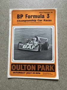 OULTON PARK RACE PROGRAMM SAMSTAG 10. JULI 1976 - Bild 1 von 1