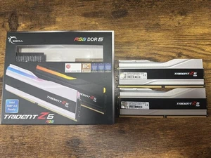 G.SKILL Trident Z5 RGB DDR5 64GB (2x32GB) 6000MHz Intel XMP 3.0 RAM Used/Tested - Picture 1 of 3