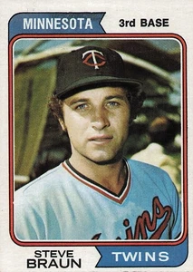Steve Braun 1974 Topps #321, excelente estado - Imagen 1 de 2