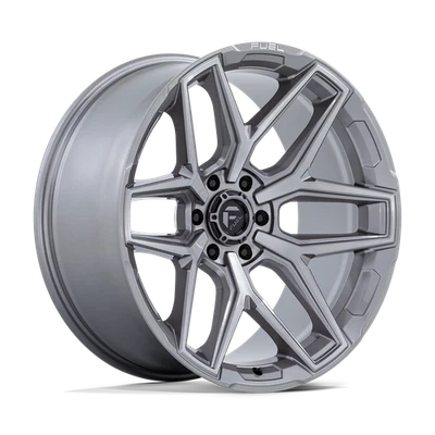 Rueda de 22" Fuel Flux 22x9,5 6x5,5 20 mm Platinum para llanta Chevy GMC Ram Cadillac Foto 1 de 4