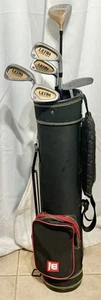 Wilson Ultra Junior Golf Club 7 Piece Set Driver Irons SW Wedge Putter Stand Bag - Picture 1 of 13