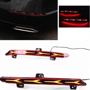Car Rear Bumper Signal Brake Tail Light Arrow Style Red For Honda Accord 2018-21 - Picture 1 of 11