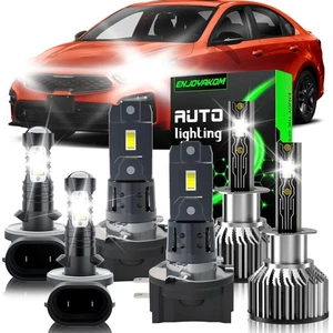 Combo de faros LED altos/bajos + bombilla antiniebla 6500K blanco para Kia Optima 2009-2010 - Imagen 1 de 11