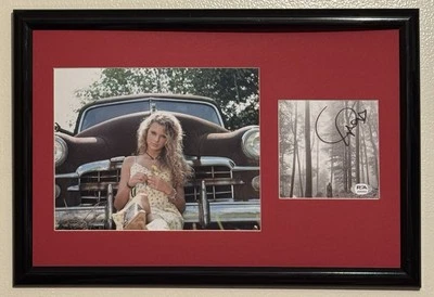 Taylor Swift Signed Autographed Framed Folklore Cd Cover Psa/Dna 12x18 - Image 1 of 2