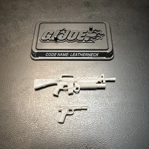 Gi Joe 3.75 Leatherneck v6 2008 Accessories Parts L3 - Picture 1 of 1