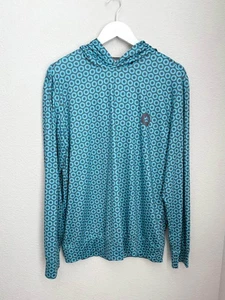 Phish Section 119 Blue Donut UPF 4-Way Stretch Quick Dry Fishing Shirt Sz S - Picture 1 of 5
