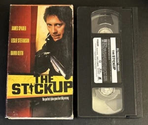 The Stickup VHS Tape James Spader Leslie Stefanson David Keith Blockbuster Renta - Picture 1 of 9