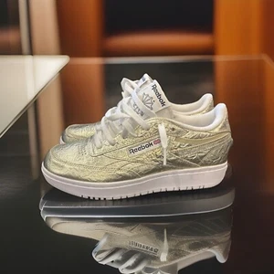 Reebok Club C Double Tennis Womens Sz 11 Melted Metal - Picture 1 of 6