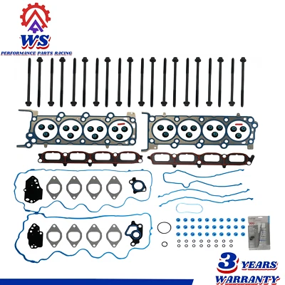 Head Gasket Set Bolts Seals For 2004-2006 Ford Expedition Lincoln Navigator 5.4L — 第 1/4 张图片