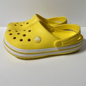 yellow crocs size 4