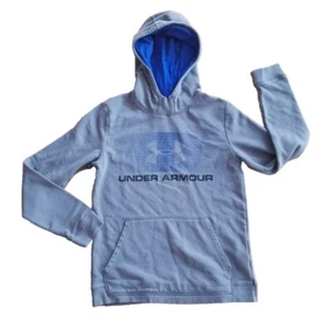 Under Armour Athletic Hoodie Sweatshirt Top Jacket Boy's Size L Gray - Picture 1 of 6