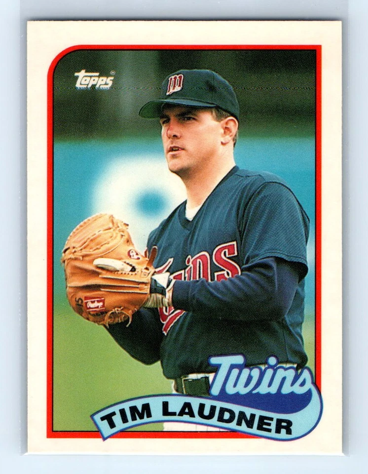 1989 Topps Tiffany  # 239 Tim Lauder Twins - Image 1 of 2