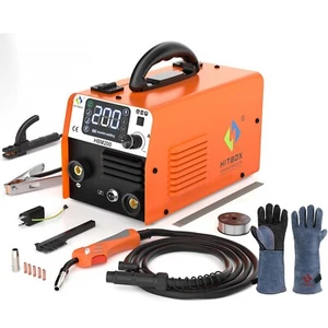 HITBOX 200Amp MIG Welder 220V 3 in 1 Gasless Flux Core MMA IGBT Welding Machine - Picture 1 of 11