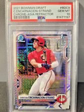 2021 1st Bowman Chrome Asia Mojo Refractor Christian Encarnacion-Strand PSA 10 !