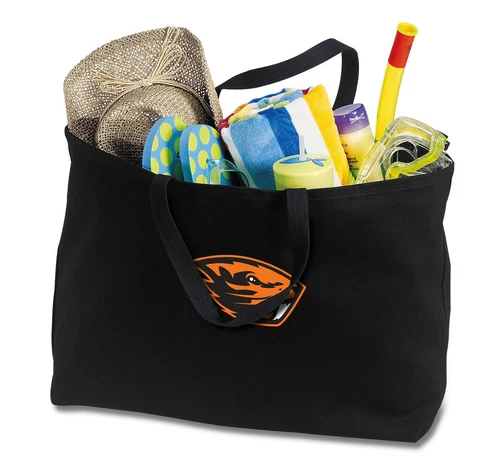 OSU BEAVERS Canvas Tote Oregon State Reusable ShopperMOTHER'S DAY GIFT Cover