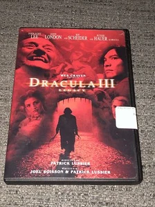 Dracula III: Legacy (DVD, 2005) Wes Craven, Jason Scott Lee, Jason London - Picture 1 of 4