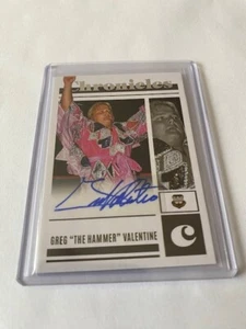 2023 Chronicles WWE Greg The Hammer Valentine #CS-GVL WWE Legend Autografo Autografo - Foto 1 di 1