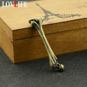 Skull Bone Charms Beads Pendant Jewelry Bracelet Accessories Key Chain Hanging - Picture 1 of 12