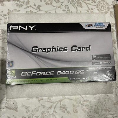 PNY GeForce 8400GS VCG84512SPPB 512MB Graphics Card NVIDIA - Image 1 of 3
