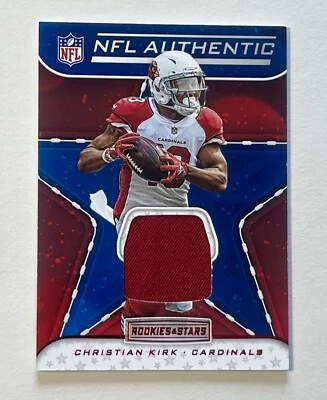 2019 Panini Rookies & Stars Christian Kirk NFL Authentic Patch #NA-CK Cardinals - Image 1 of 2